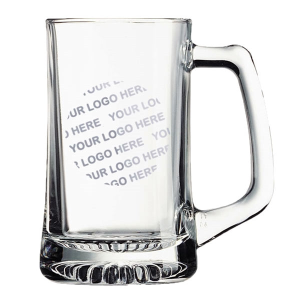 25 oz Glass Sport Mug with Etched Logo