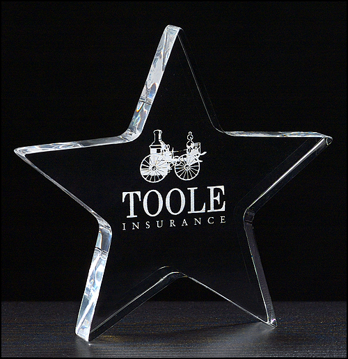 Star Acrylic Paper Weight