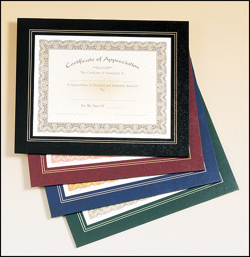 Leatherette Frame Certificate Holder