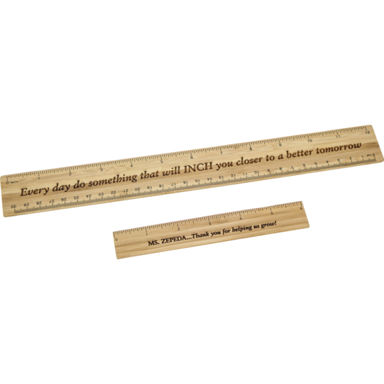 Wooden Bamboo Ruler