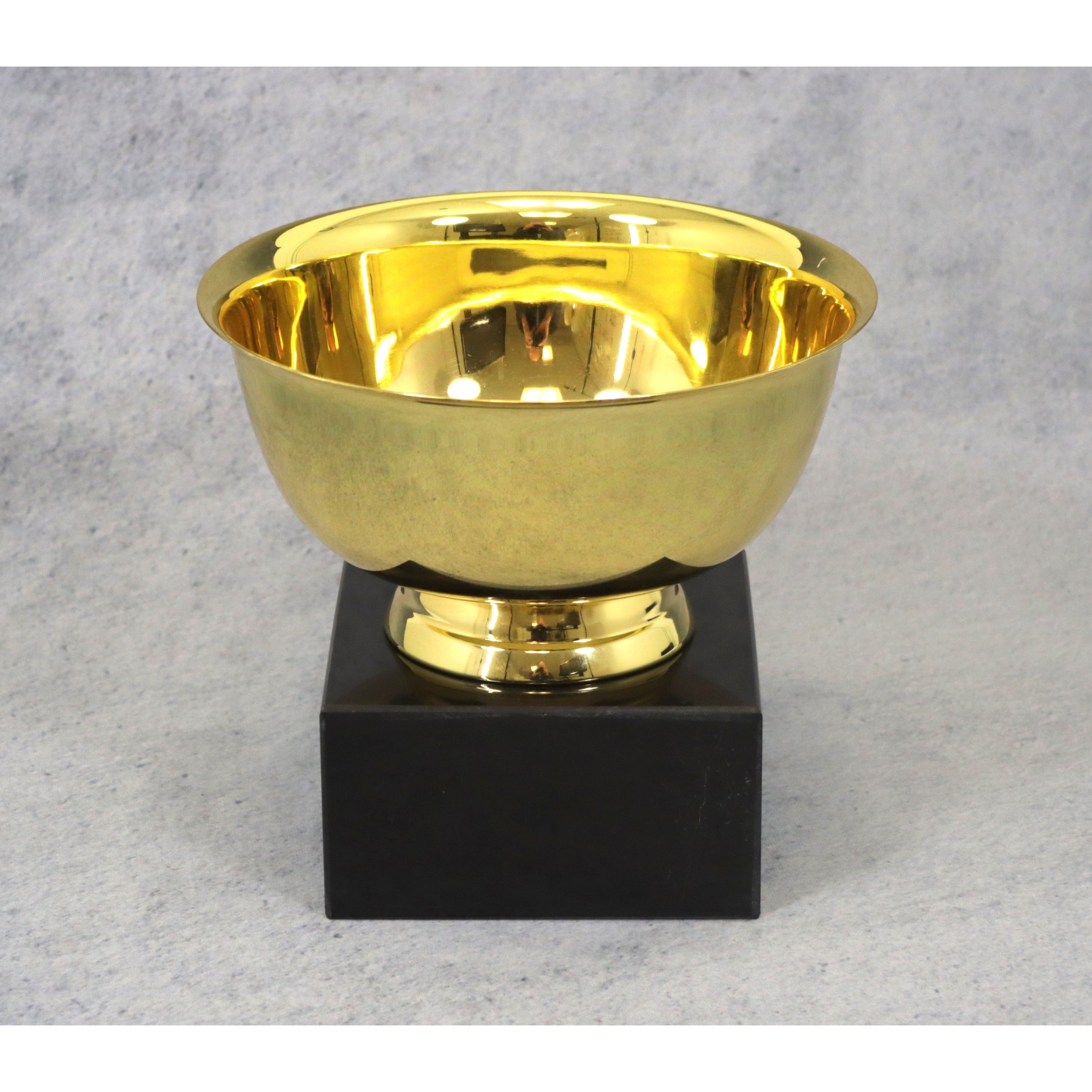 Gold Revere Bowl on Marble Base