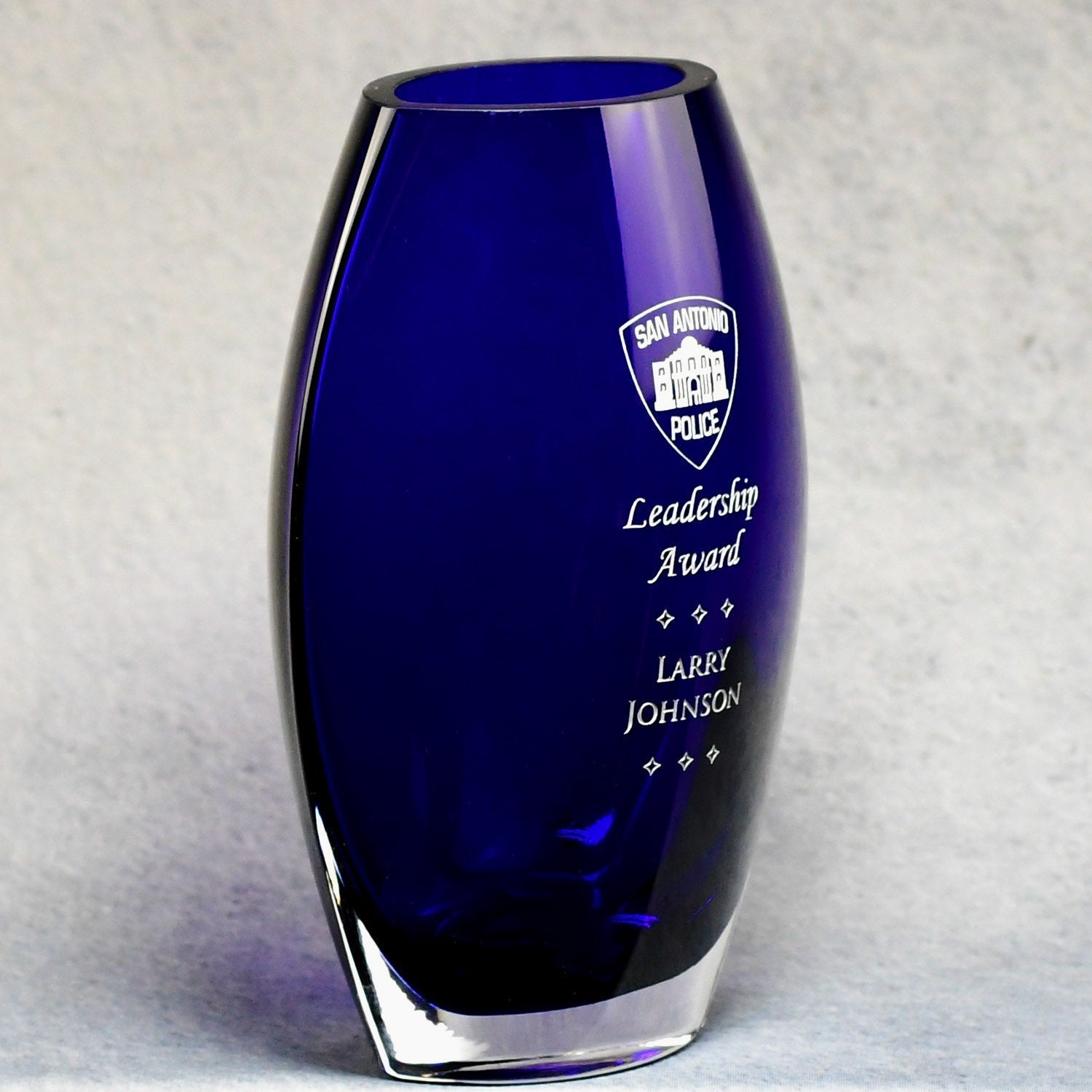 Cobalt Crystal Vase